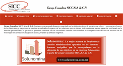 Desktop Screenshot of gruposicc.com.mx